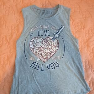 Jekyllhyde Grey Tank Muscle Shirt Women's Large